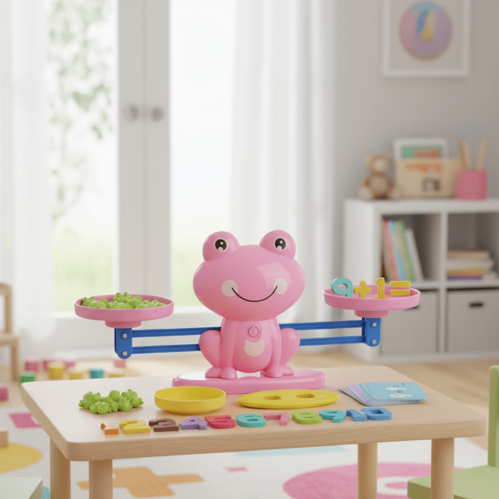 NumNurture Montessori váhy pro rané matematické dovednosti