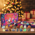 GemQuest Advent Calendar With 24 Real Gemstones For Young Explorers