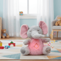 SereneCuddle Elephant Calming Breathing And Sleep Light