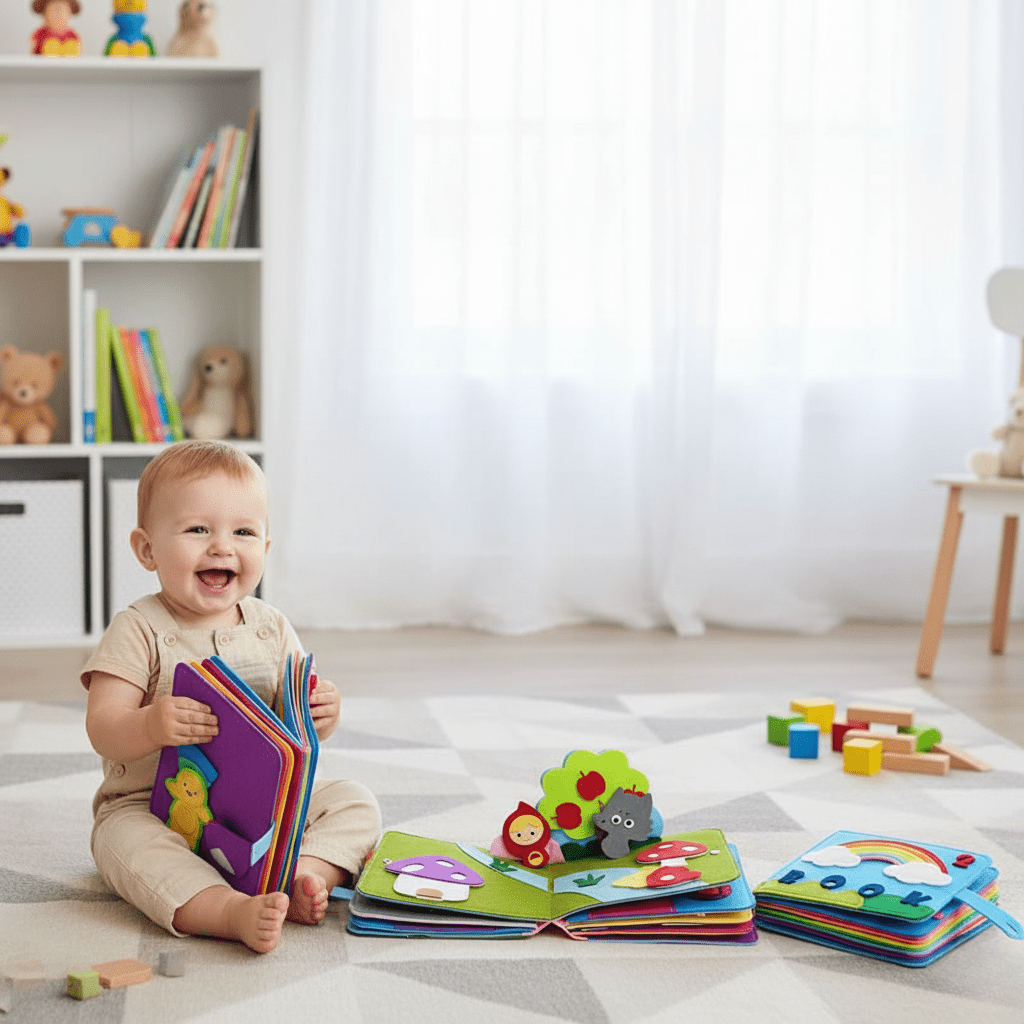 NovaPlay Bebek Tahtası - Yürümeye Başlayan Çocuklar için 3D Öğrenme ve Keşif