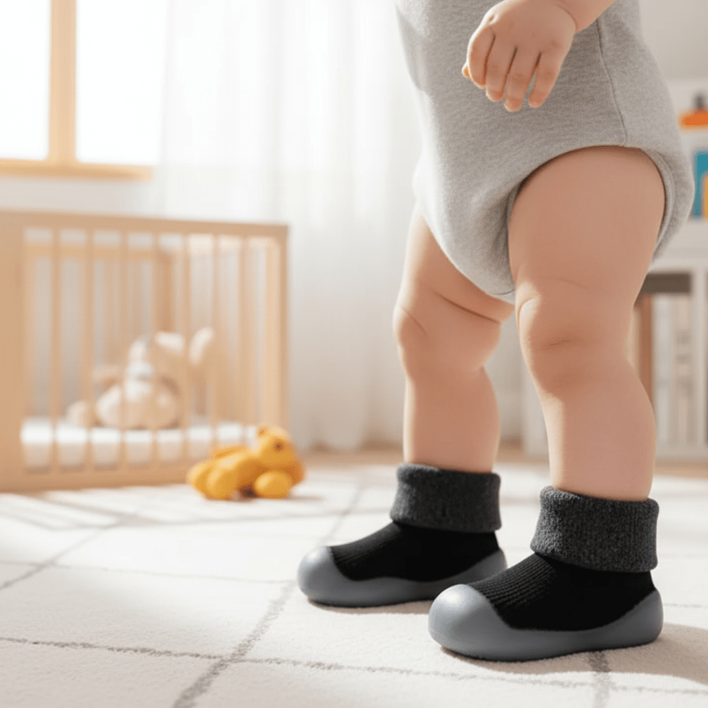 MiniStride GripSocken rutschfest und warm für kleine Entdecker