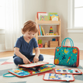 CurioQuest Montessori kniha pro průzkumníky s jemnou motorikou a zvědavostí