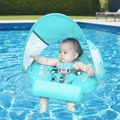 Canopy Anello da Nuoto per Bambini con Protezione Solare e Motivo Animale