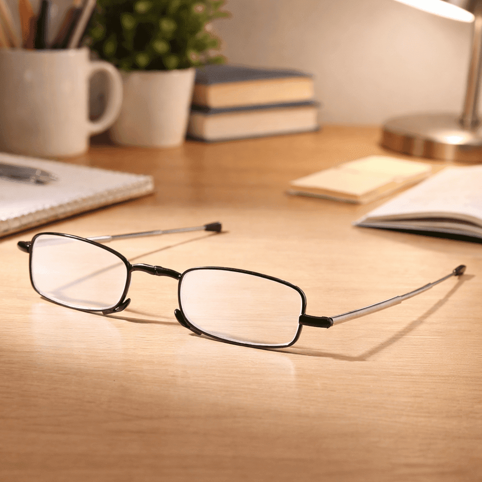 IrisEase Compact Foldable Reading Glasses for On the Go