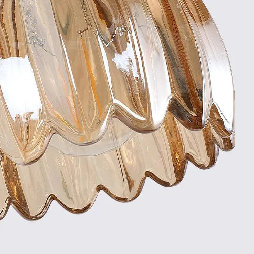 LumaFlora Vintage Glass Pendant Lights for Warm Home Glow