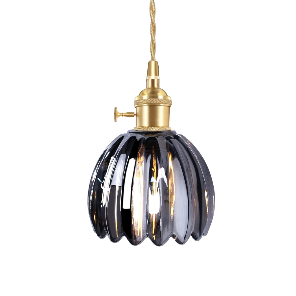 LumaFlora Vintage Glass Pendant Lights for Warm Home Glow