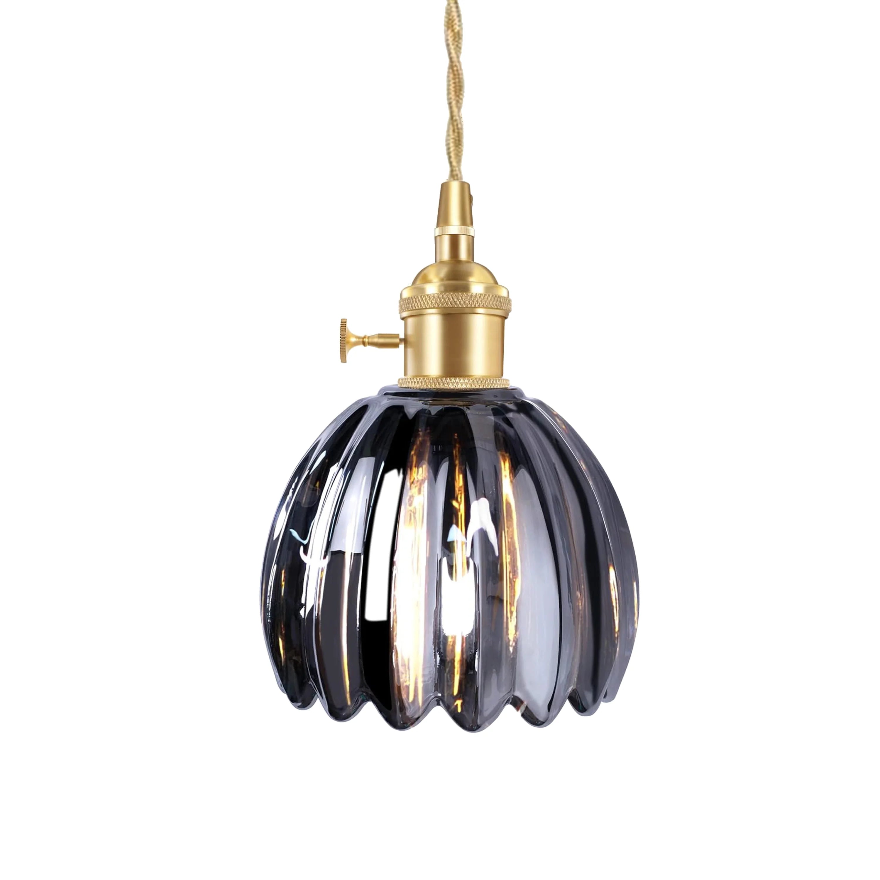 LumaFlora Vintage Glass Pendant Lights for Warm Home Glow