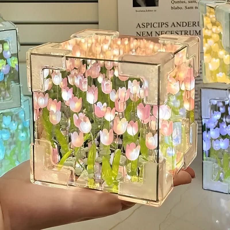 VerdantGlow Creative DIY Meadow Lamp For Custom Light Design