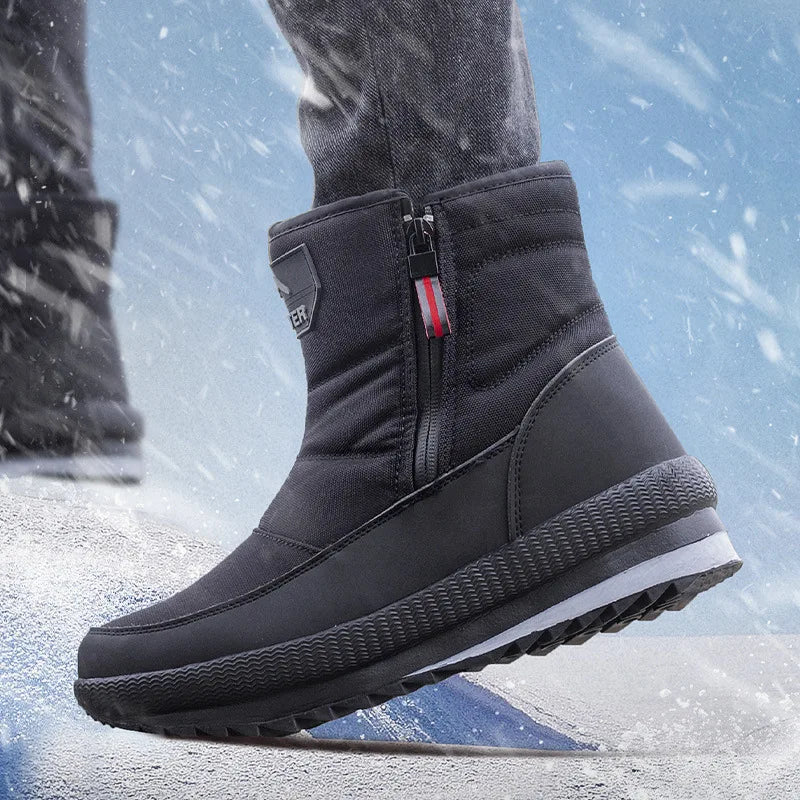 GlacierTrail Winter Boots For Men Outdoor Warm Waterproof
