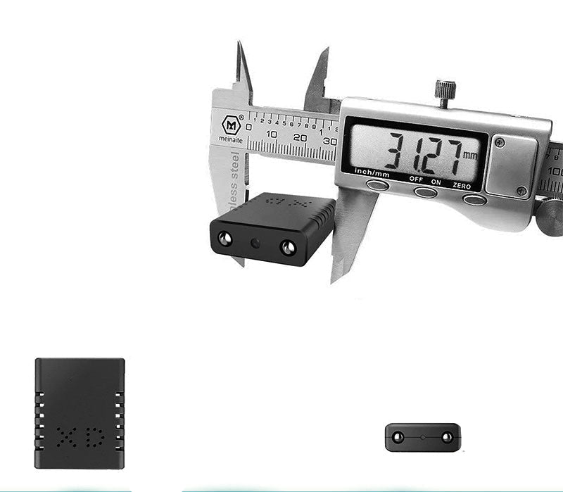 Câmara de Vídeo Compacta 1080P com Áudio, Detecção de Movimento, Visão Noturna, Gravação em Loop