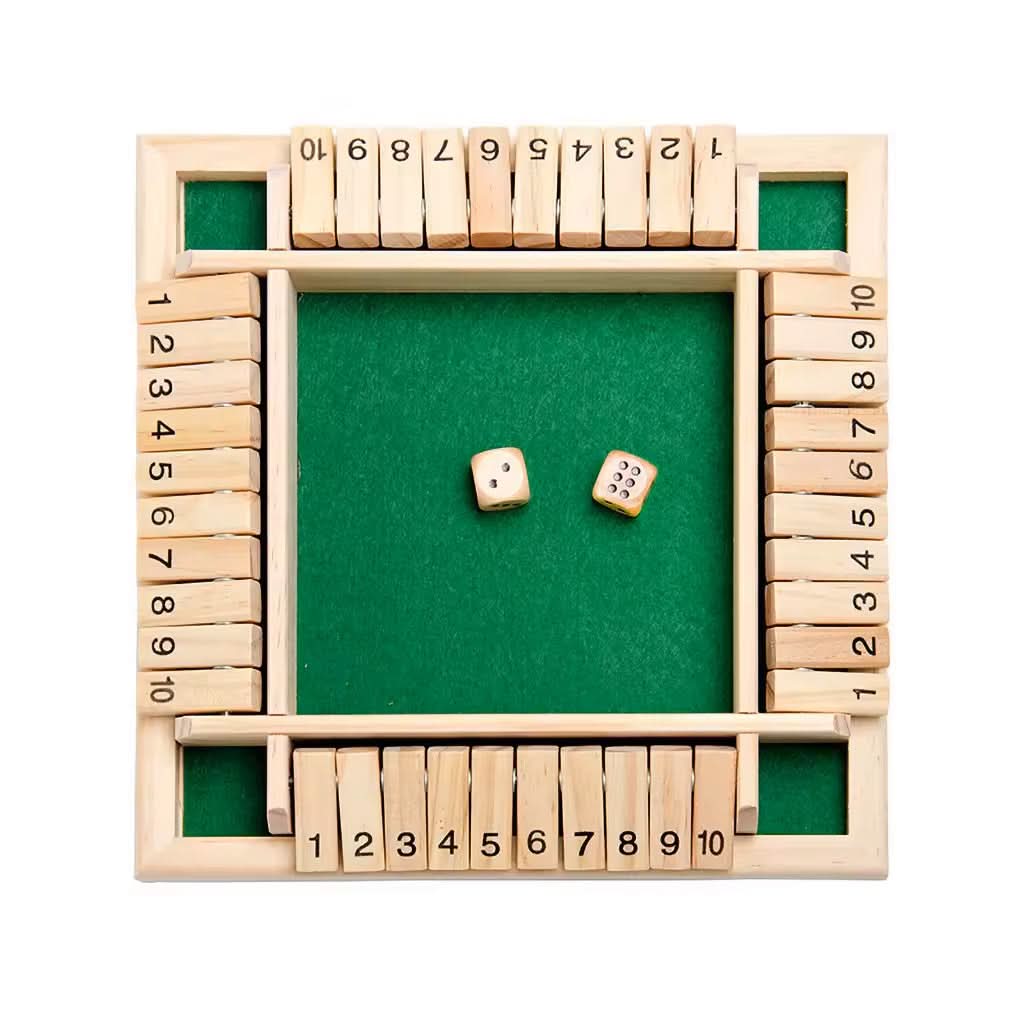 Gioco Montessori con Dadi in Legno Number Quest per Numeri, Logica e Concentrazione