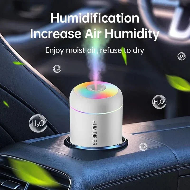 AuraMist Mini 180ml USB zvlhčovač vzduchu s LED osvětlením