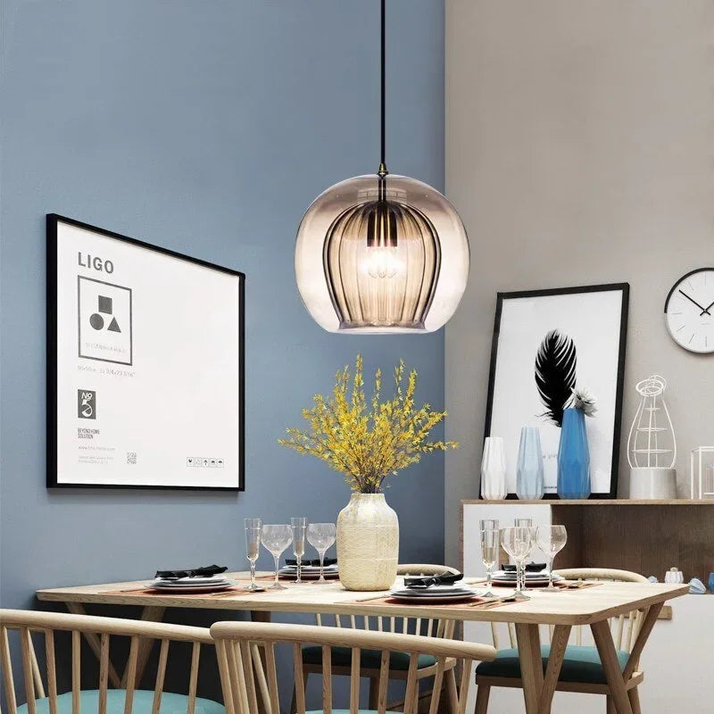 CedarGlow | Glass Pendant Light for Home and Office Spaces