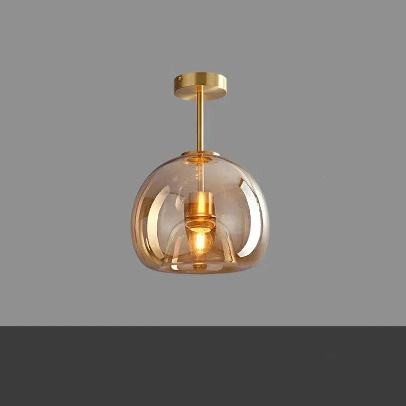 Transparence Modern Glass Ceiling Light For Contemporary Interiors