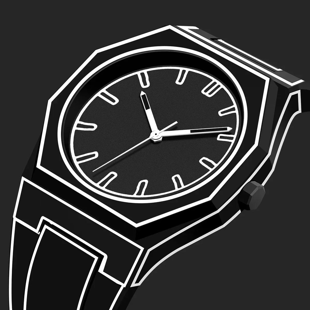 Arden | Zeitgenössische minimalistische Herrenuhr | Fervei