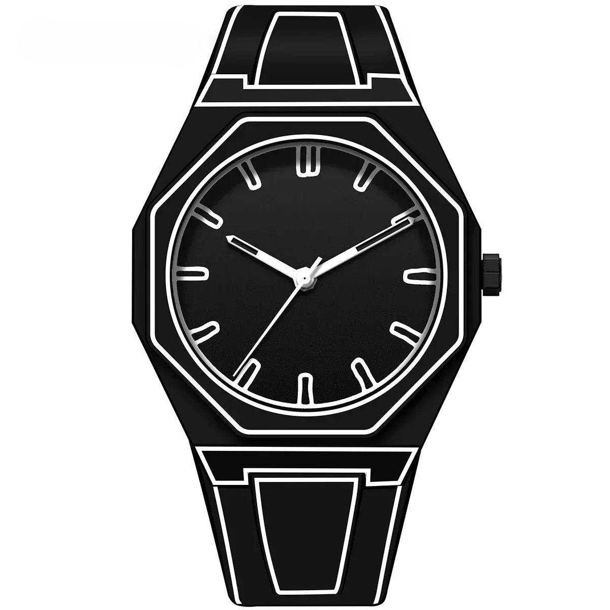 Arden | Zeitgenössische minimalistische Herrenuhr | Fervei