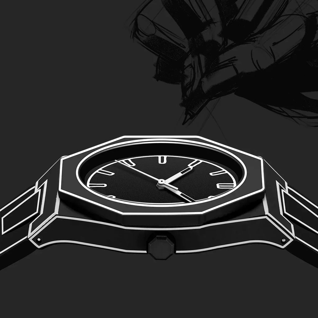 Arden | Zeitgenössische minimalistische Herrenuhr | Fervei