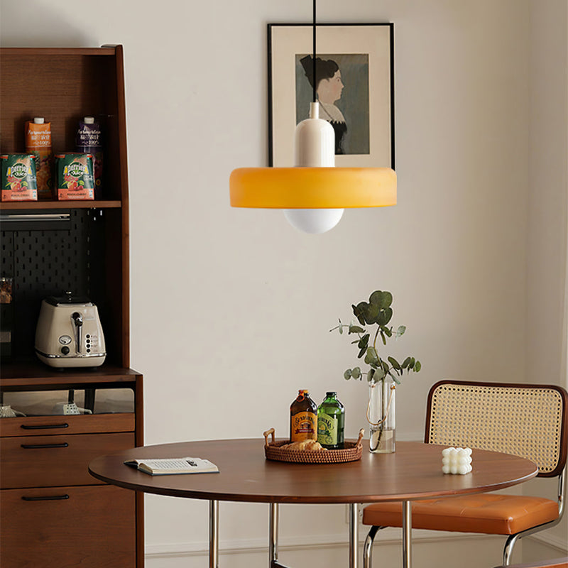 Bauhaus Colored Glass Pendant Light For Modern Homes