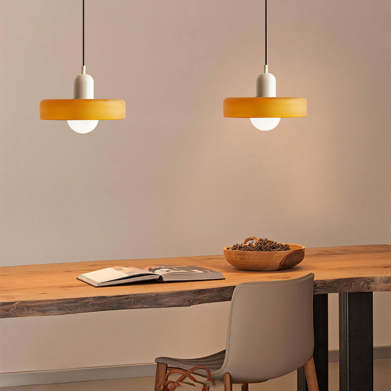 Bauhaus Colored Glass Pendant Light For Modern Homes
