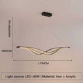 LumiArc Curved LED Pendant Light In Black Or Gold, 1000mm Or 1200mm