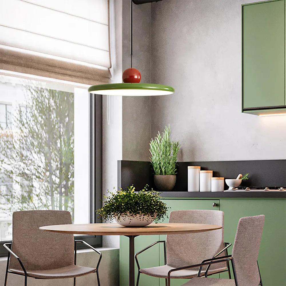 Lumaia | Modern Ball Disc Pendant Lamp With Colored LED