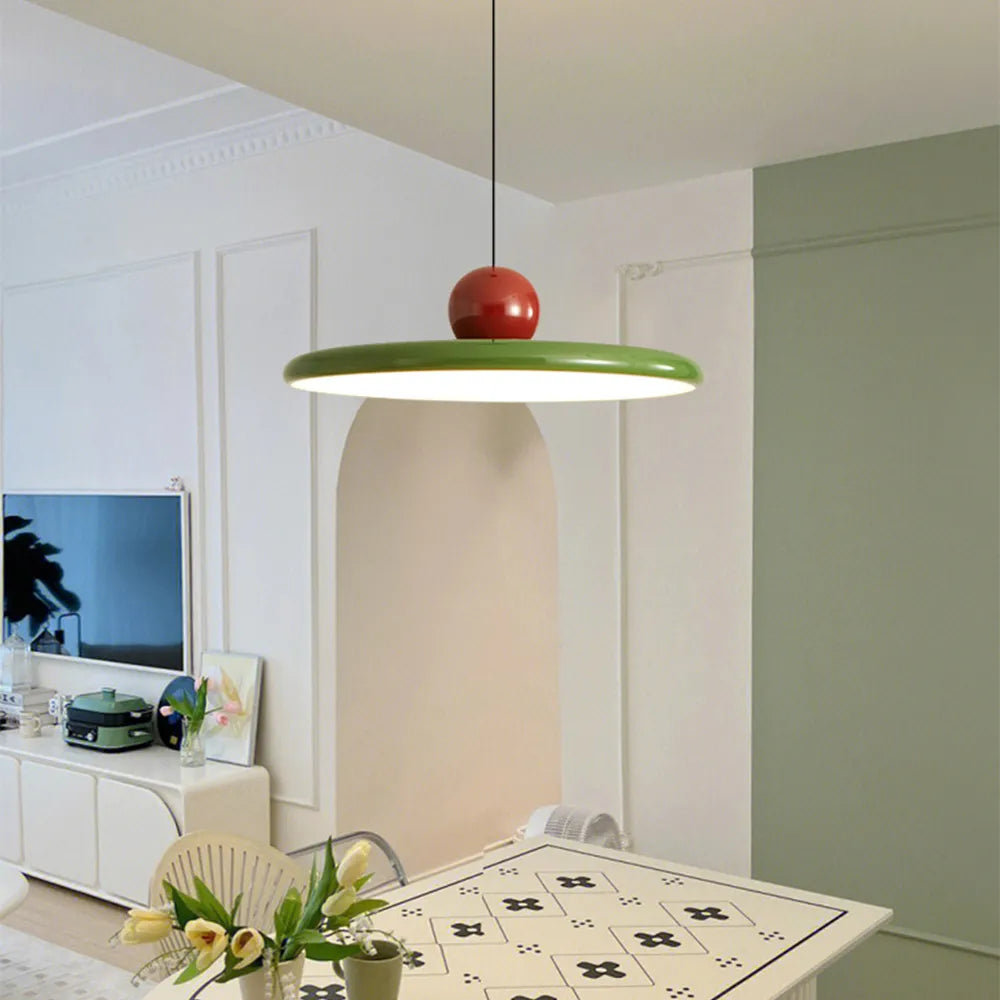 Lumaia | Modern Ball Disc Pendant Lamp With Colored LED