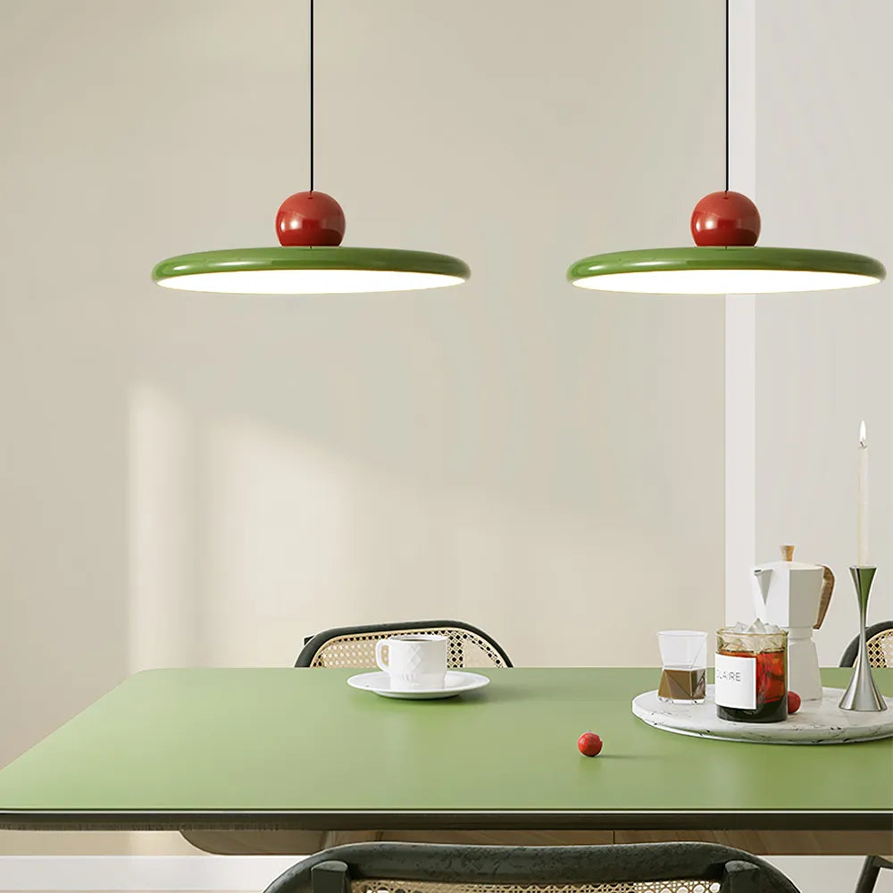 Lumaia | Modern Ball Disc Pendant Lamp With Colored LED