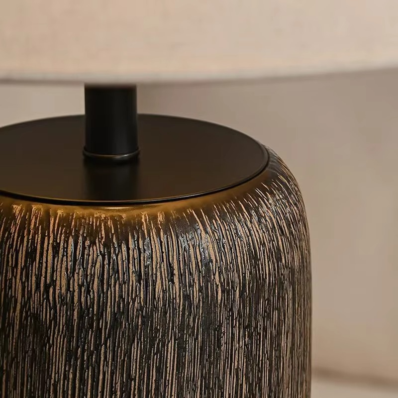 Contemporary Floor Lamp With Handcrafted Ceramic Base For Cozy Living Rooms