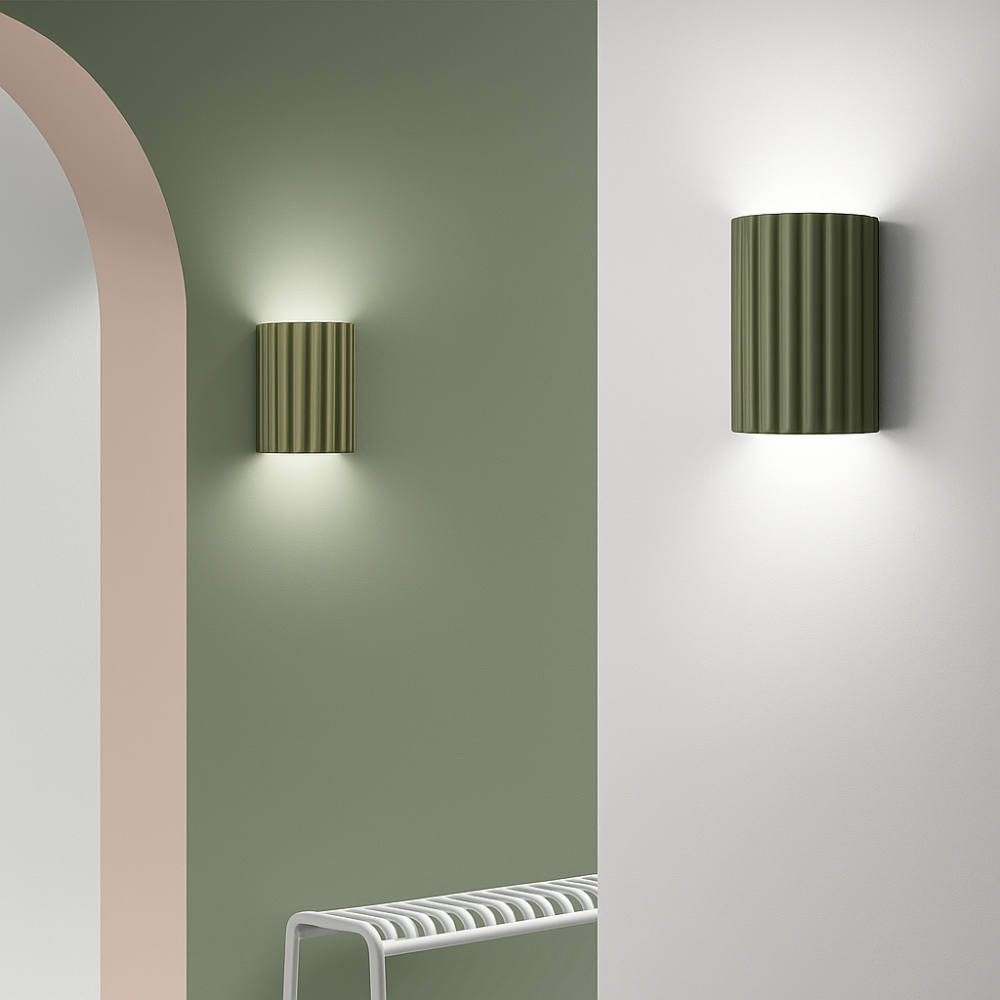 Nástěnná lampa v moderním stylu s jemným ambientním světlem pro moderní interiéry