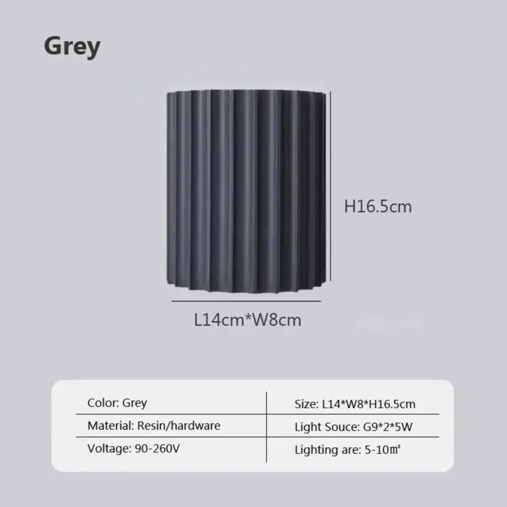 Nástěnná lampa v moderním stylu s jemným ambientním světlem pro moderní interiéry