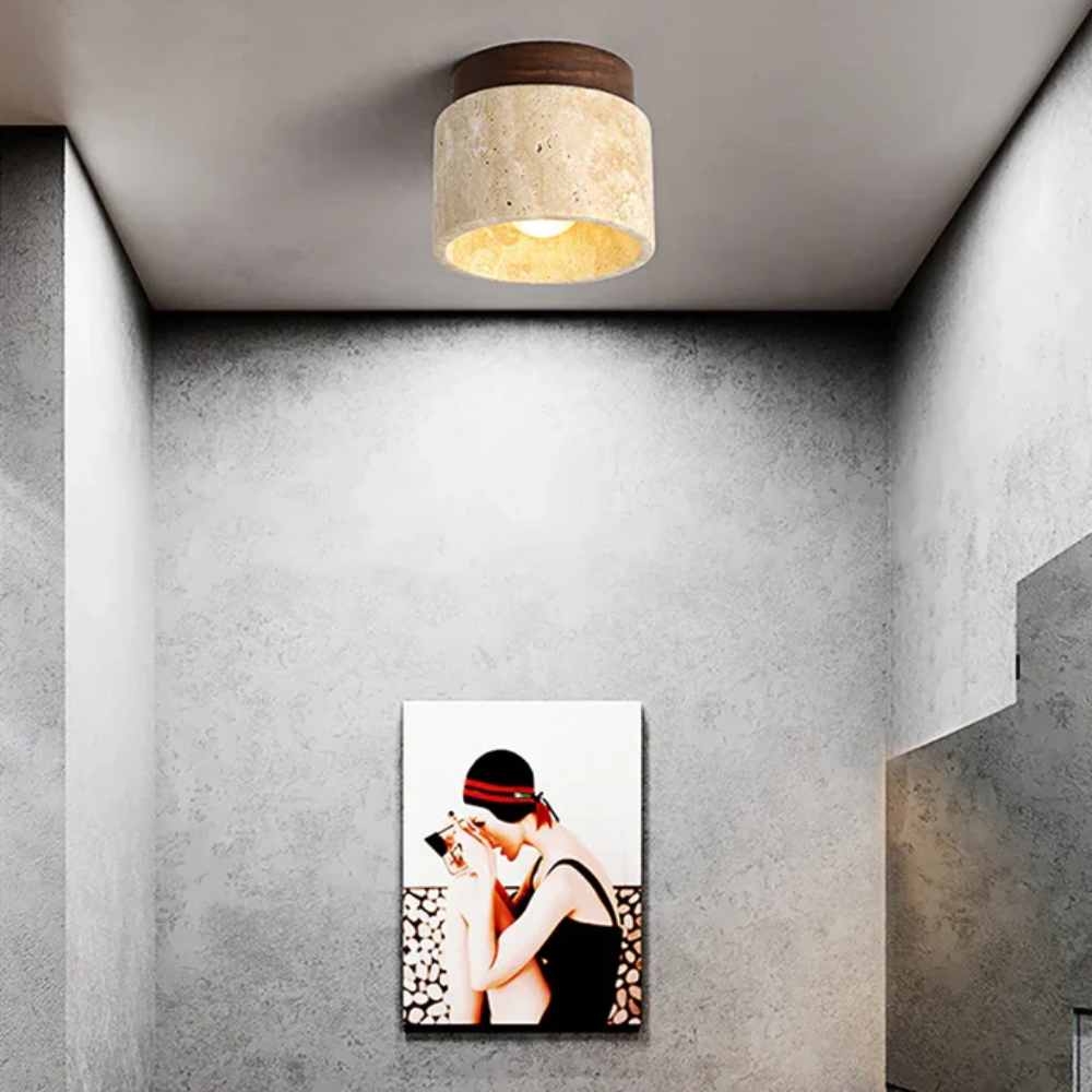 AuraNest Loftlampe Moderne Creme Finish Til Stuer