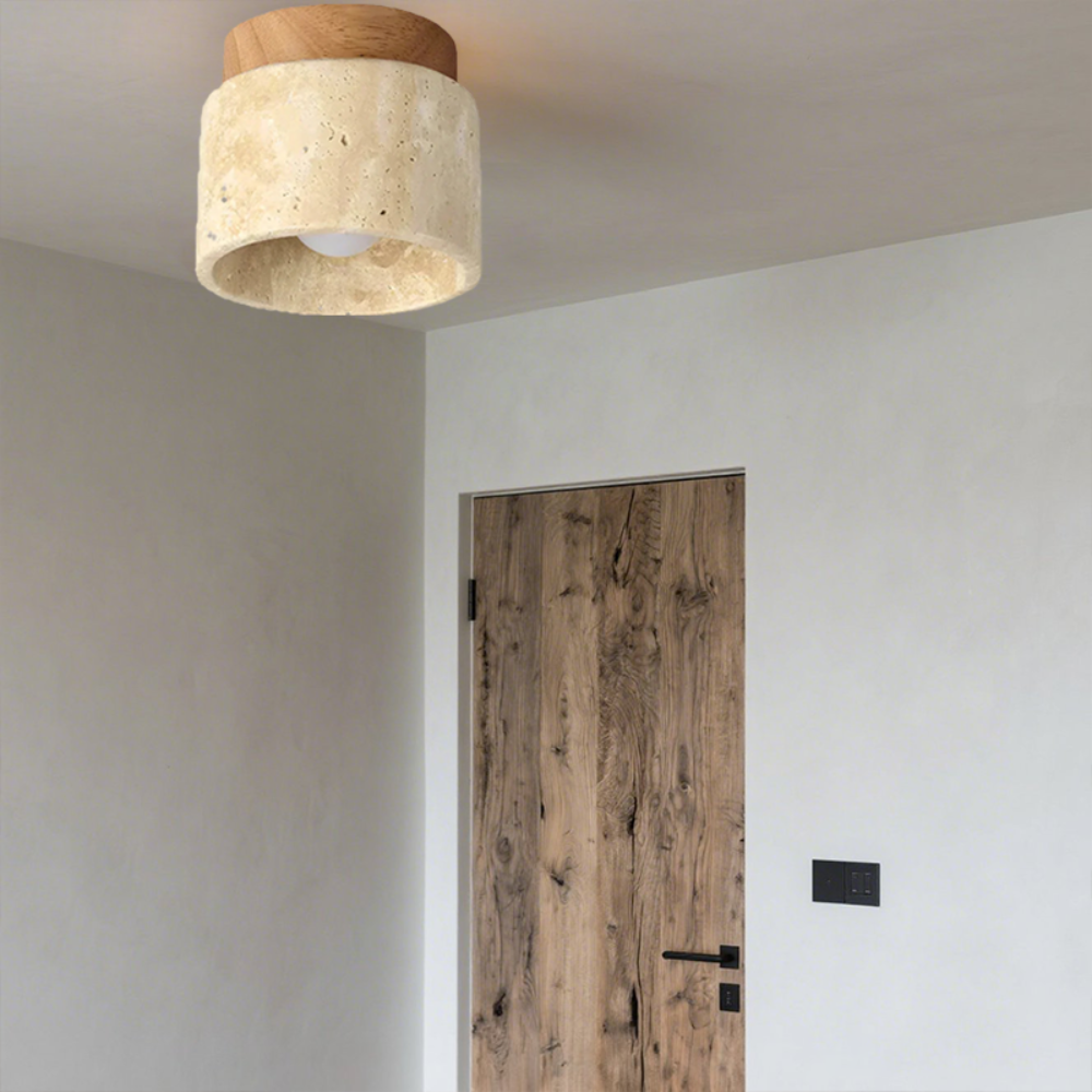 AuraNest Loftlampe Moderne Creme Finish Til Stuer
