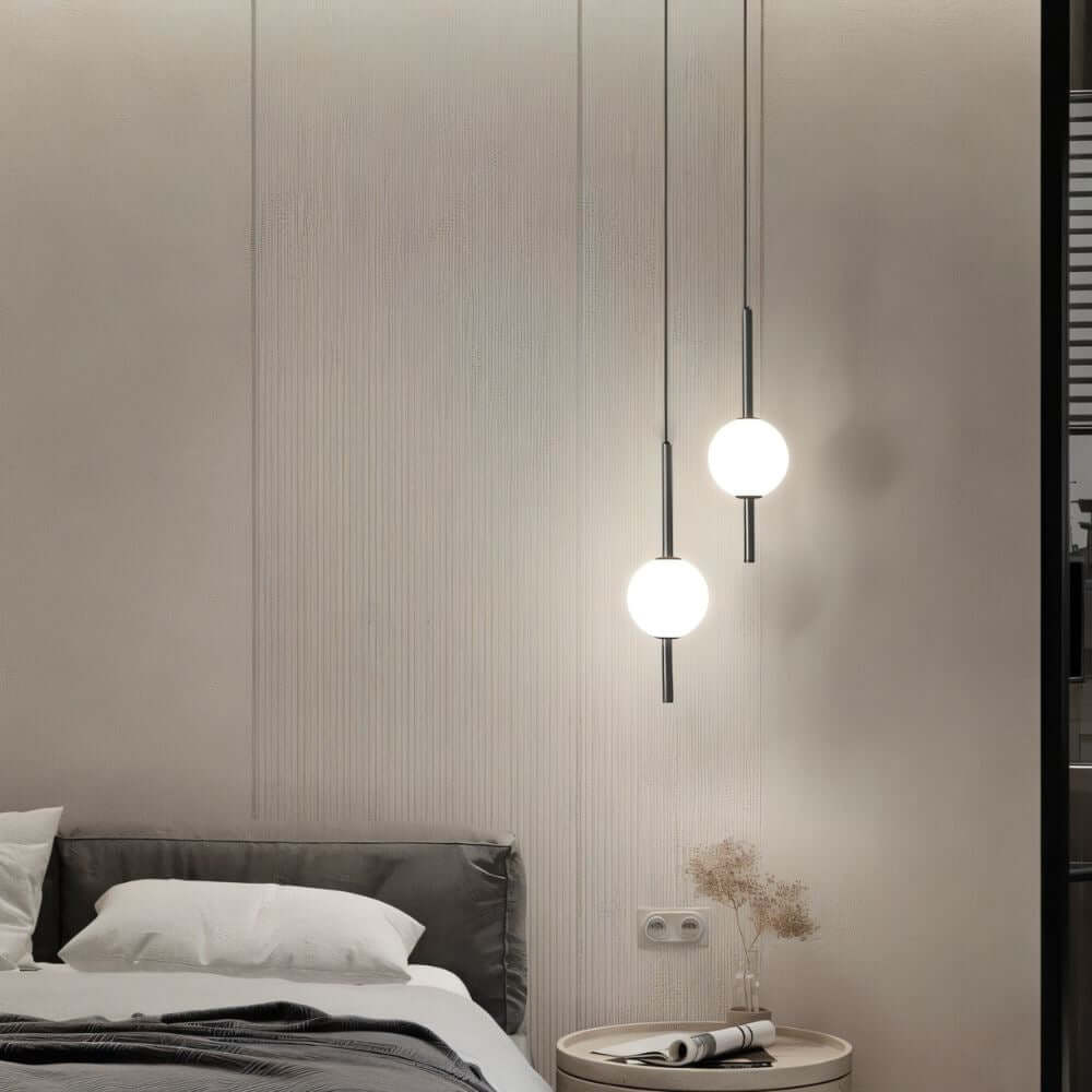 Modern glass ball pendant light 2