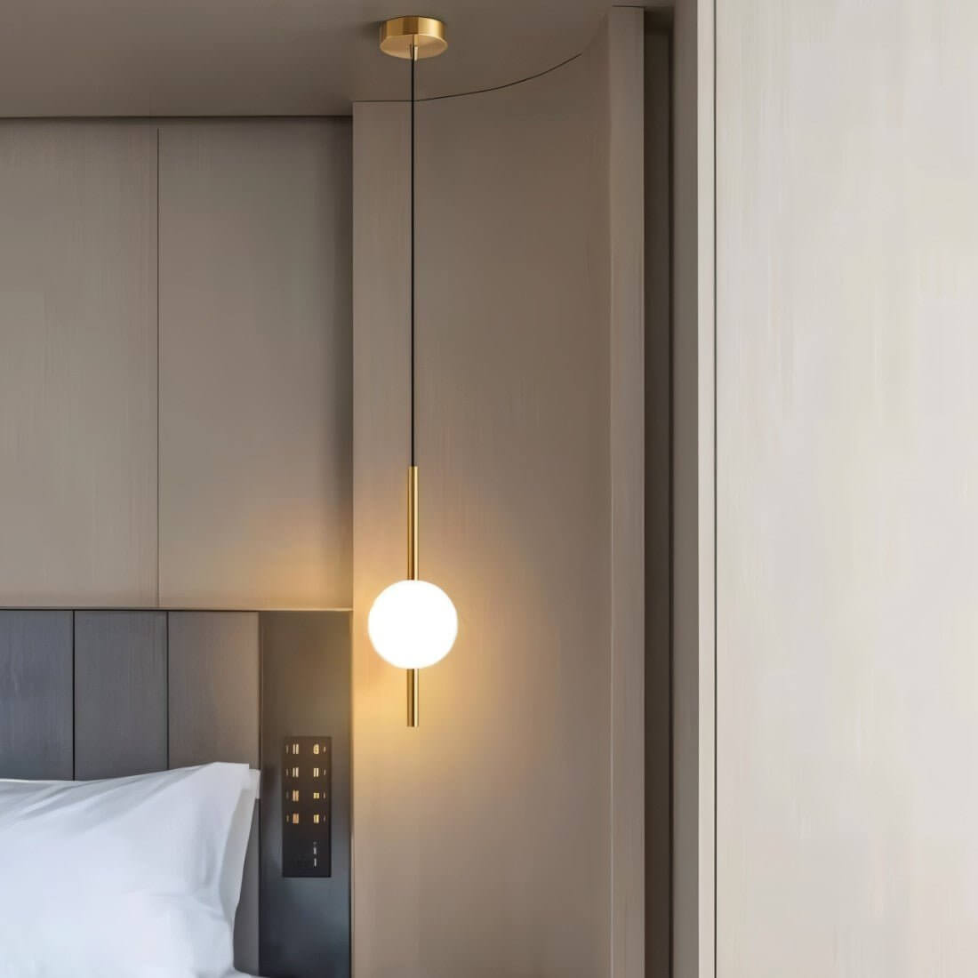 Modern glass ball pendant light 5