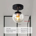 LumaSphere Glass Ball Ceiling Light for Modern Interiors