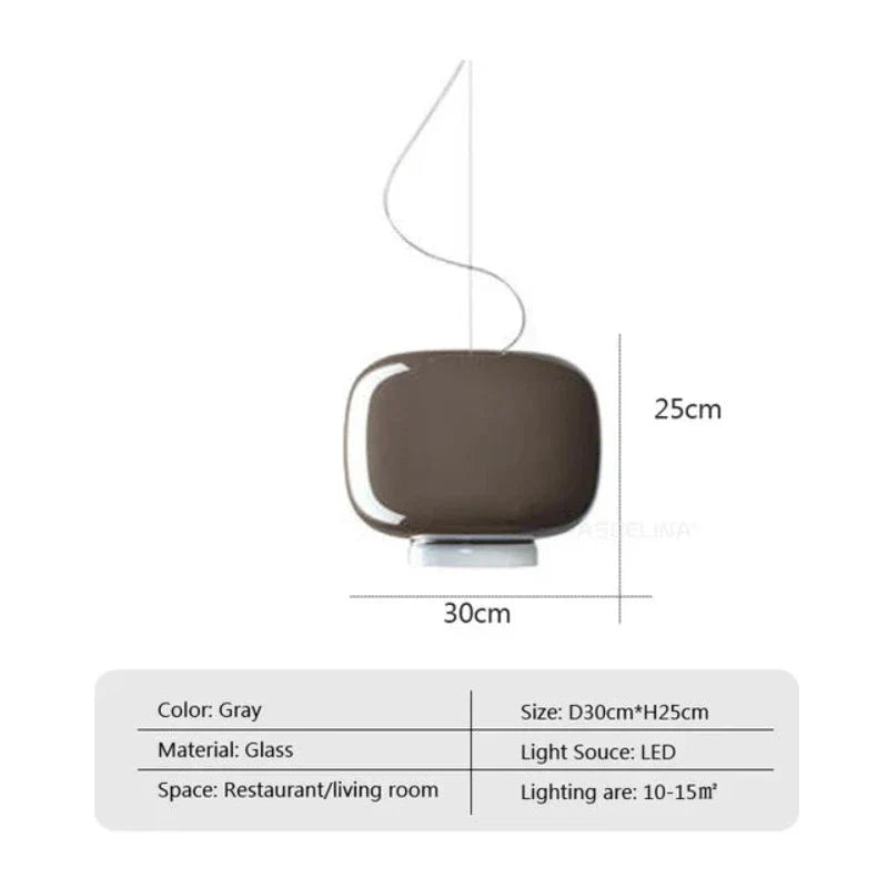 Gleamora Glass Pendant Lamps For Dining Rooms And Hallways