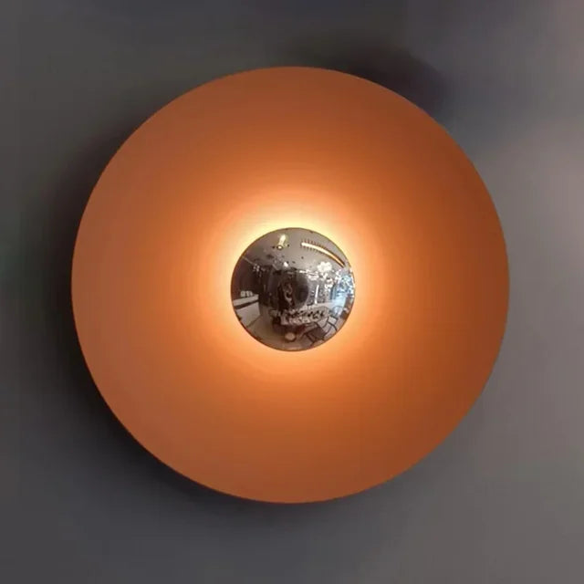 Lampe ronde moderne ColorBurst avec options de couleurs et style contemporain