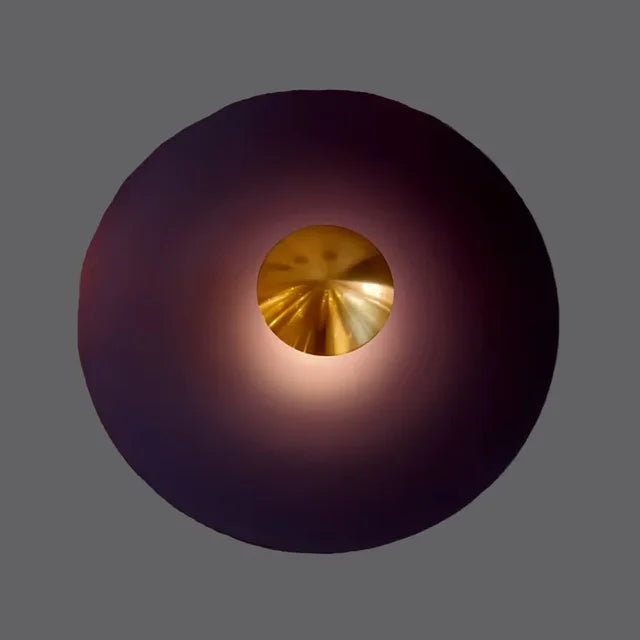 Lampe ronde moderne ColorBurst avec options de couleurs et style contemporain