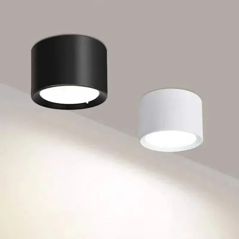 AuroraLume moderne LED-loftslampe i sort og hvid