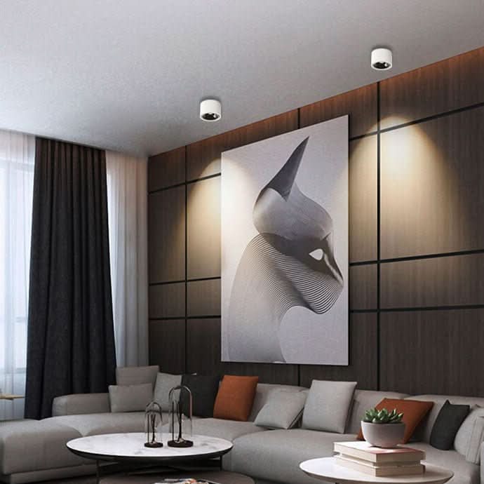 NexSpot LED minimalistické stropní světlo s nastavitelným světelným bodem