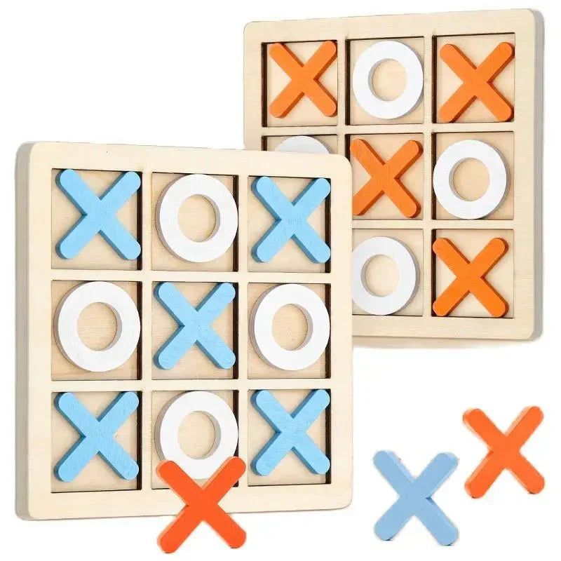 CogWonders Montessori 3D šachy a tvarová skládačka ze dřeva pro děti od 3 let