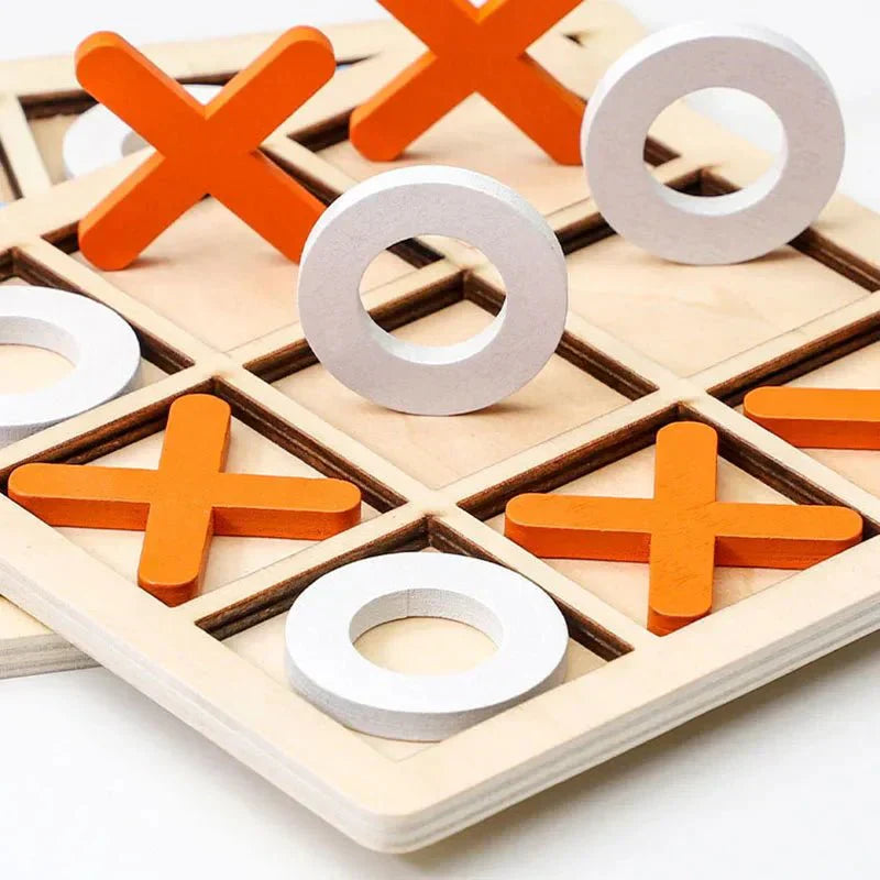 CogWonders Montessori 3D šachy a tvarová skládačka ze dřeva pro děti od 3 let