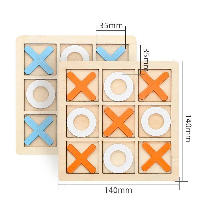 CogWonders Montessori 3D šachy a tvarová skládačka ze dřeva pro děti od 3 let