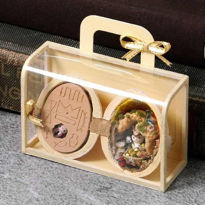 Lumen Walnut Dollhouse With Interior Lighting Handmade Miniature Home