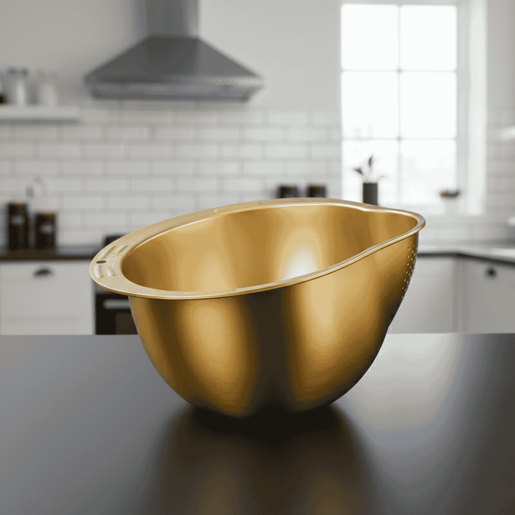 NovaPure Robust Sieve Bowl For Efficient Kitchen Prep And Drainage