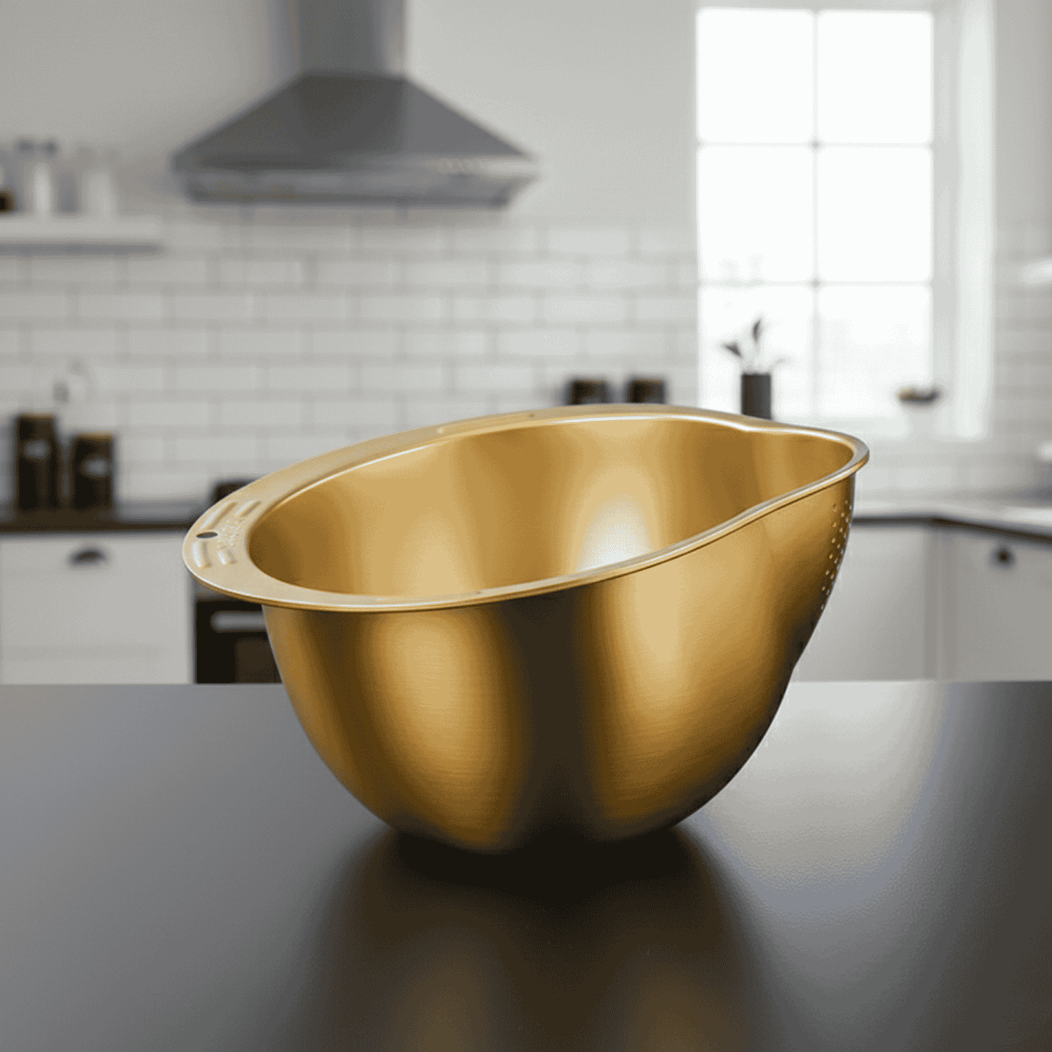 NovaPure Robust Sieve Bowl For Efficient Kitchen Prep And Drainage