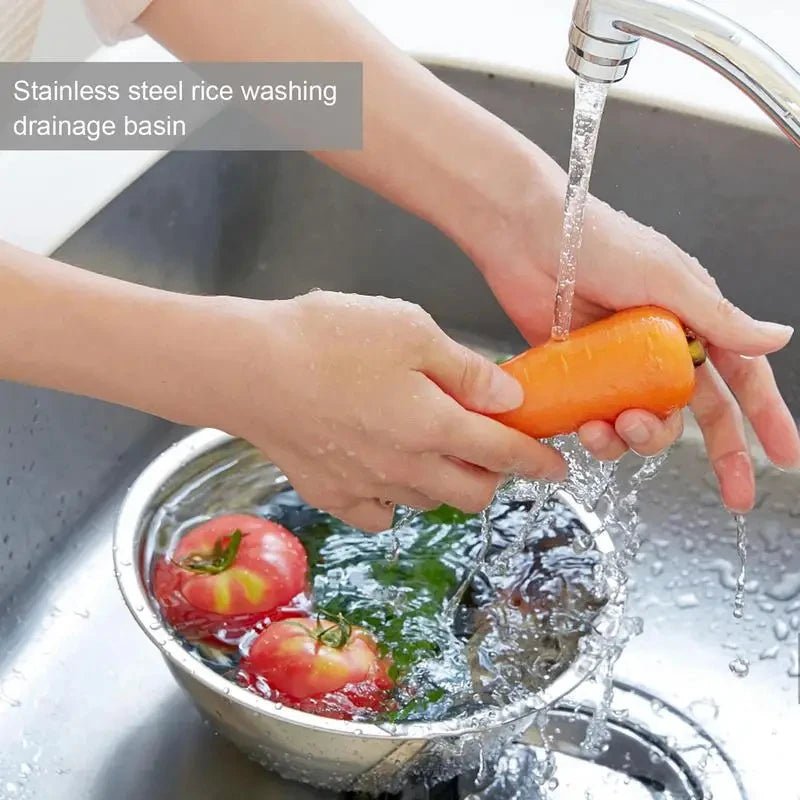 NovaPure Robust Sieve Bowl For Efficient Kitchen Prep And Drainage