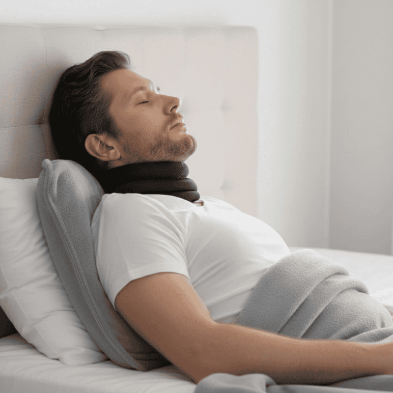 CalmRest Supporto per il Collo per un Sonno Profondamente Tranquillo di Notte