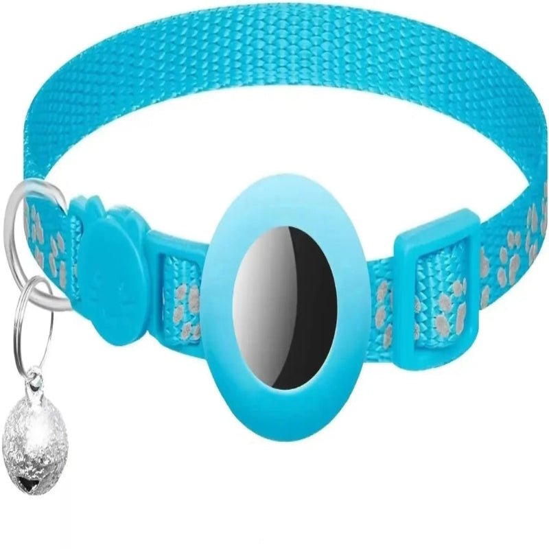 PawSafe Reflective Cat Collar With AirTag Holder And Safety Bell