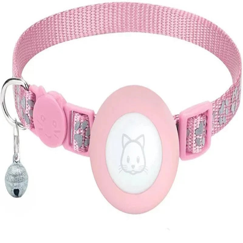 PawSafe Reflective Cat Collar With AirTag Holder And Safety Bell
